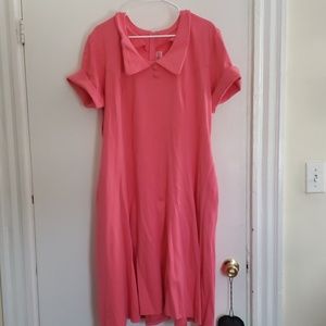 Pinup Couture 3X Madison Coral knit dress